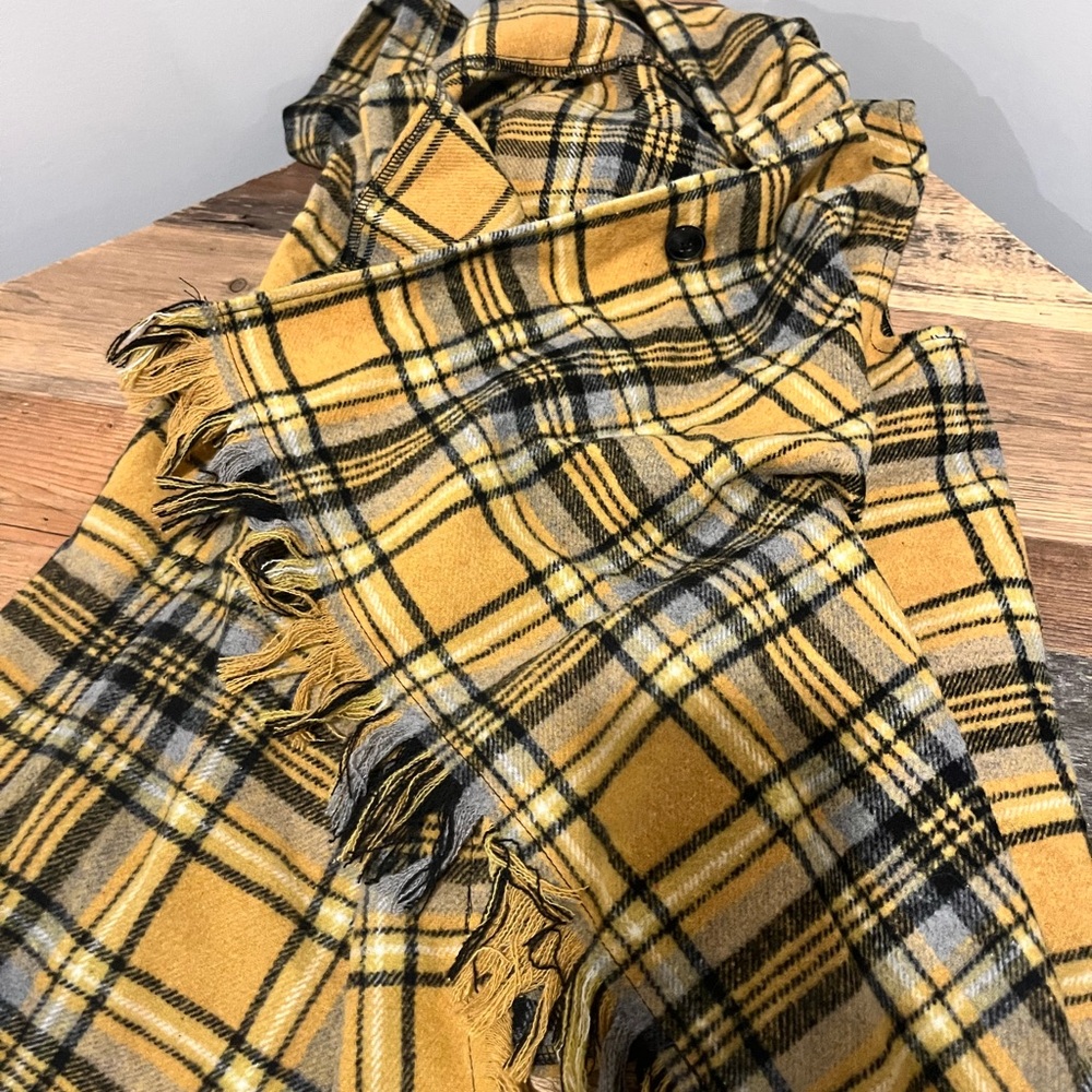 Takara Yellow Plaid Kids Vest
